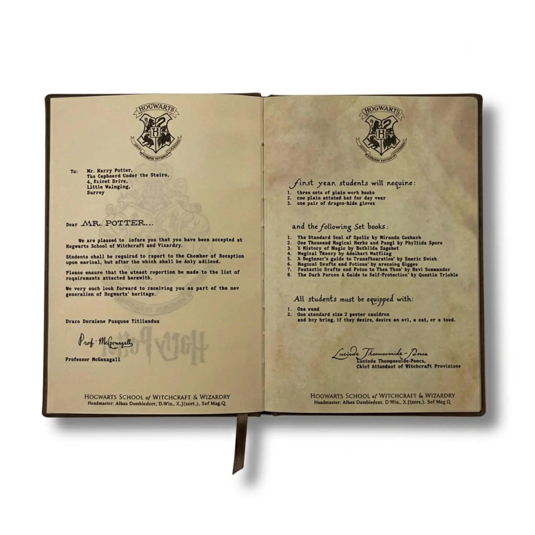 3D Harry Potter Hardcover Magic Journal [Limited Edition]